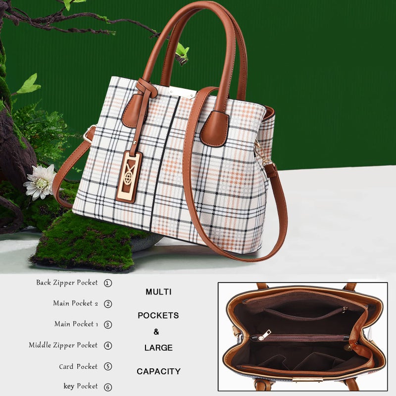 COCIFER Purses and Handbags for Women Shoulder Tote Bags Satchel Shoulder Bag - Image 5